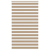 Vidaxl zebra blind 120x230 cm stofbreedte 115,9 cm polyester zandbruin