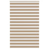 Vidaxl zebra blind 140x230 cm stofbreedte 135,9 cm polyester zandbruin