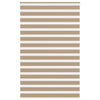 Vidaxl zebra blind 150x230 cm stofbreedte 145,9 cm polyester zandbruin