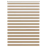 Vidaxl zebra blind 155x230 cm stofbreedte 150,9 cm polyester zandbruin - afbeelding 2