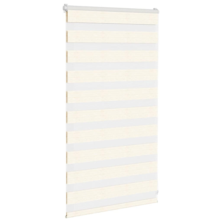 Vidaxl zebra rolgordijn 85x100 cm stofbreedte 80,9 cm marmerbeige