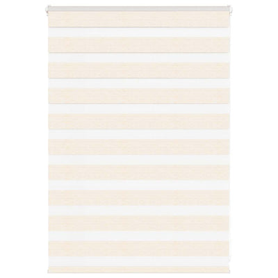 Vidaxl zebra rolgordijn 105x100 cm stofbreedte 100,9 cm marmerbeige