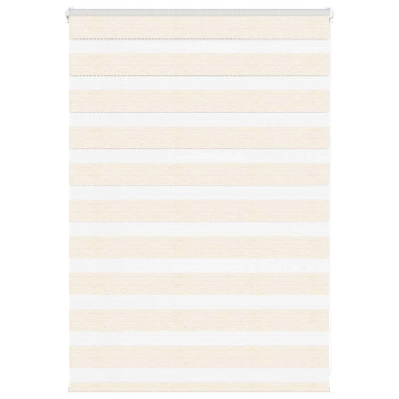 Vidaxl zebra rolgordijn 110x100 cm stofbreedte 105,9 cm marmerbeige