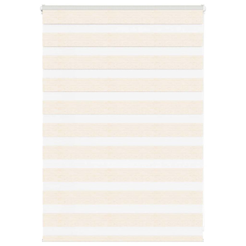 Vidaxl zebra rolgordijn 115x100 cm stofbreedte 110,9 cm marmerbeige