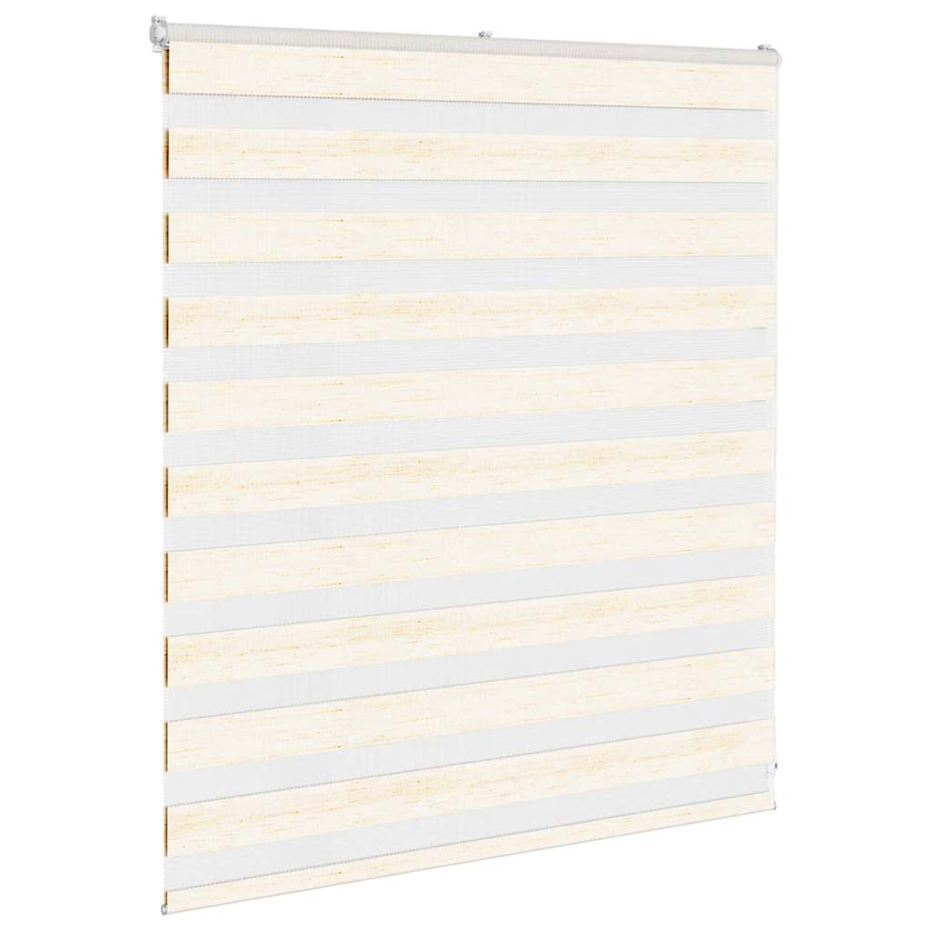 Vidaxl zebra rolgordijn 120x100 cm stofbreedte 115,9 cm marmerbeige