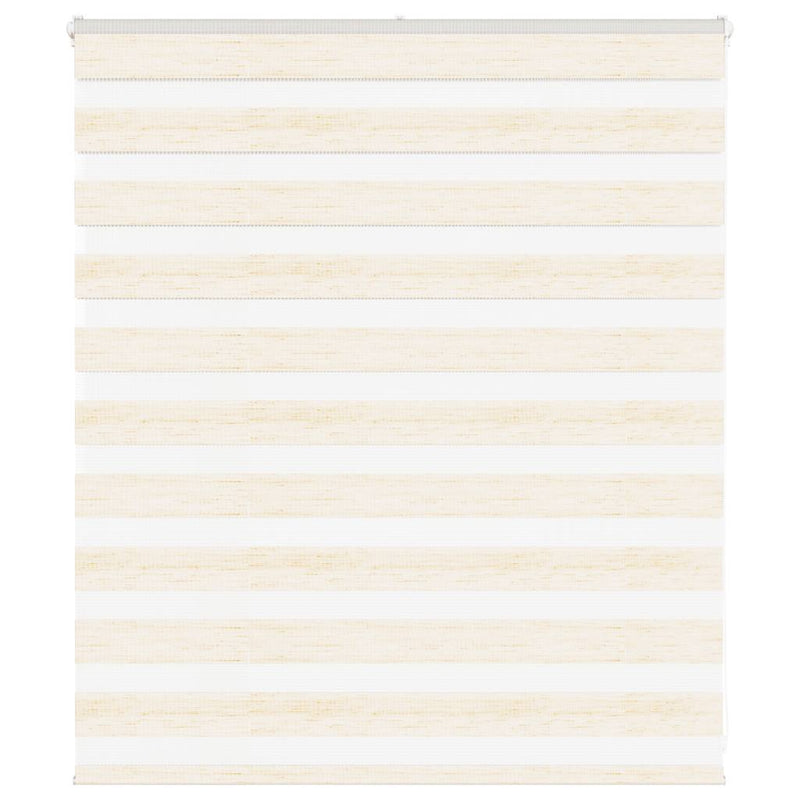 Vidaxl zebra rolgordijn 125x100 cm stofbreedte 120,9 cm marmerbeige
