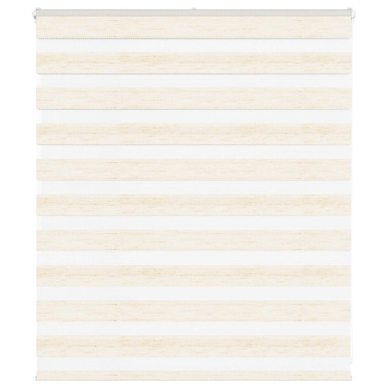 Vidaxl zebra rolgordijn 135x100 cm stofbreedte 130,9 cm marmerbeige