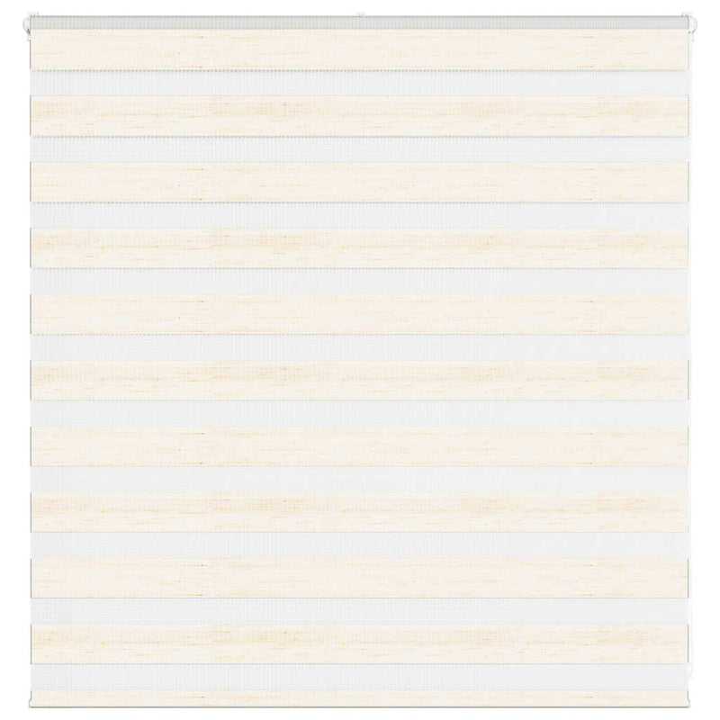 Vidaxl zebra rolgordijn 150x100 cm stofbreedte 145,9 cm marmerbeige