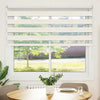 Vidaxl zebra rolgordijn 165x100 cm stofbreedte 160,9 cm marmerbeige