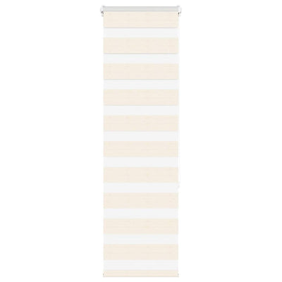 Vidaxl zebra blind 40x150 cm stofbreedte 35,9 cm polyester marmerbeige