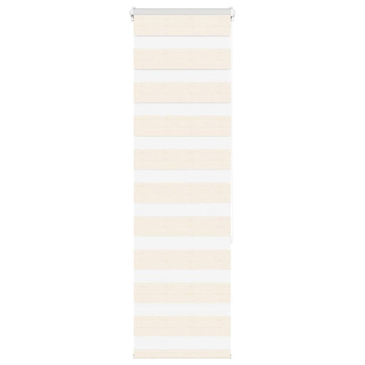 Vidaxl zebra blind 40x150 cm stofbreedte 35,9 cm polyester marmerbeige