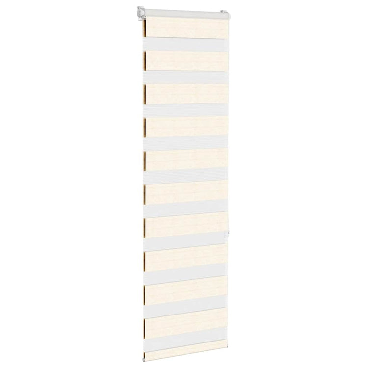 Vidaxl zebra blind 40x150 cm stofbreedte 35,9 cm polyester marmerbeige