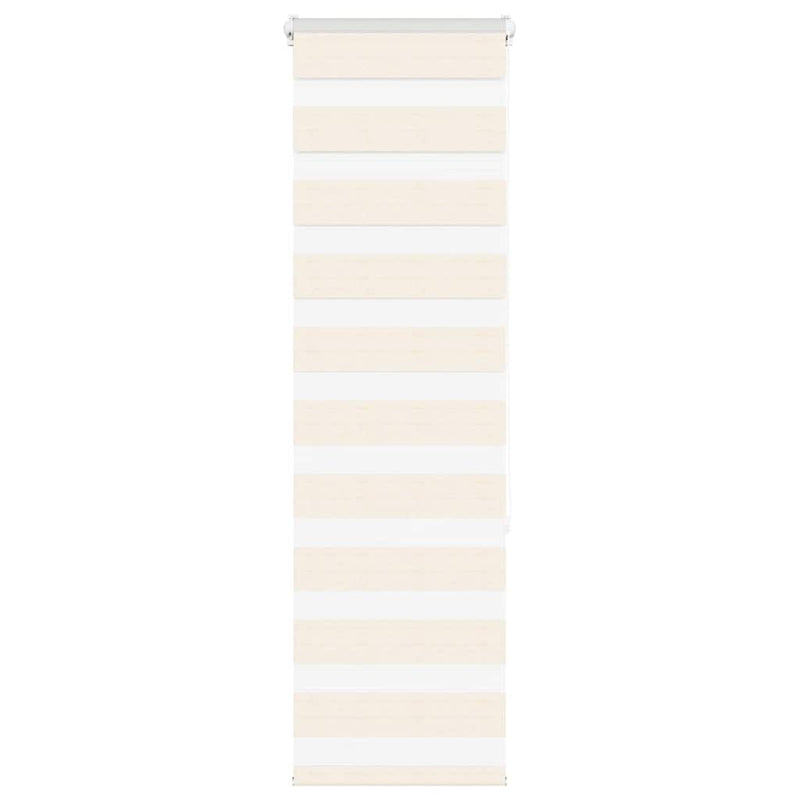 Vidaxl zebra blind 45x150 cm stofbreedte 40,9 cm polyester marmerbeige