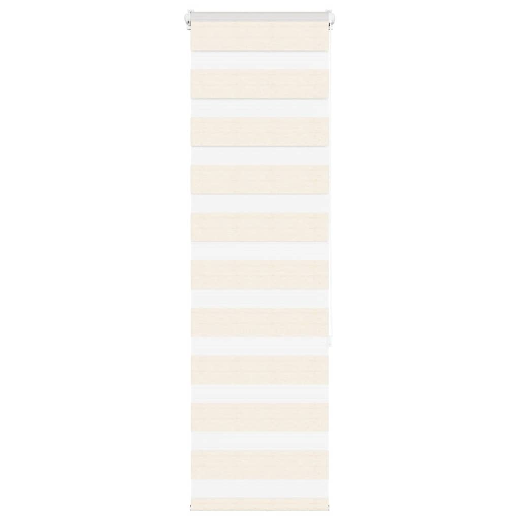 Vidaxl zebra blind 50x150 cm stofbreedte 55,9 cm polyester marmerbeige