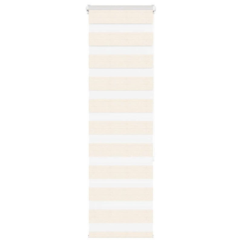 Vidaxl zebra blind 50x150 cm stofbreedte 55,9 cm polyester marmerbeige