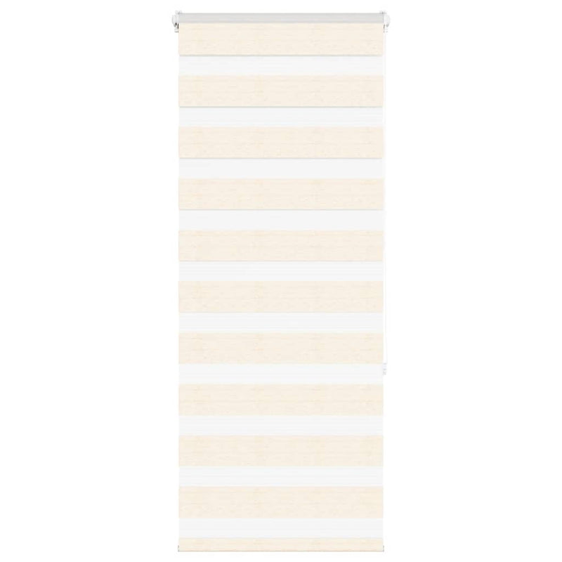 Vidaxl zebra blind 55x150 cm stofbreedte 50,9 cm polyester marmerbeige