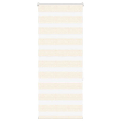 Vidaxl zebra blind 60x150 cm stofbreedte 55,9 cm polyester marmerbeige