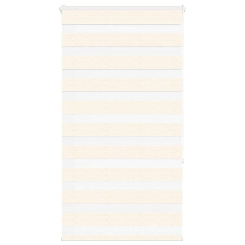 Vidaxl zebra rolgordijn 85x150 cm stofbreedte 80,9 cm marmerbeige