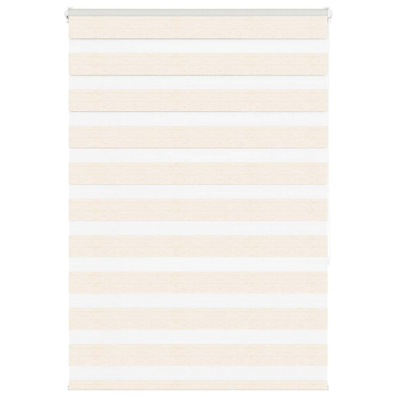 Vidaxl zebra rolgordijn 100x150 cm stofbreedte 95,9 cm marmerbeige