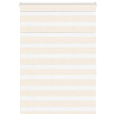 Vidaxl zebra blind 105x150cm stofbreedte 100,9cm polyester marmerbeige