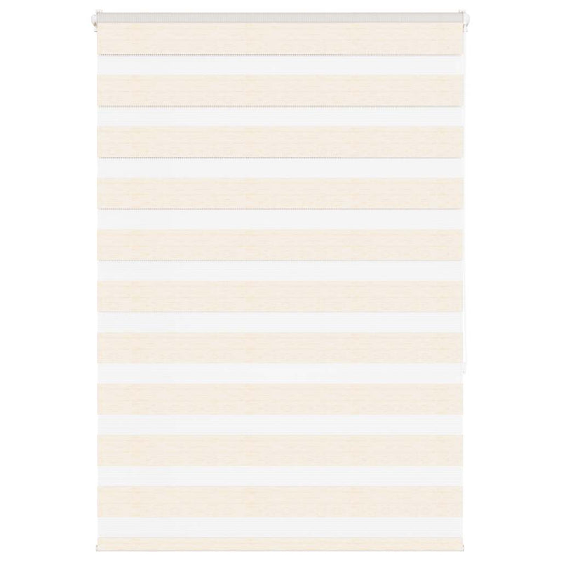 Vidaxl zebra blind 105x150cm stofbreedte 100,9cm polyester marmerbeige