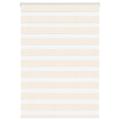 Vidaxl zebra rolgordijn 110x150 cm stofbreedte 105,9 cm marmerbeige