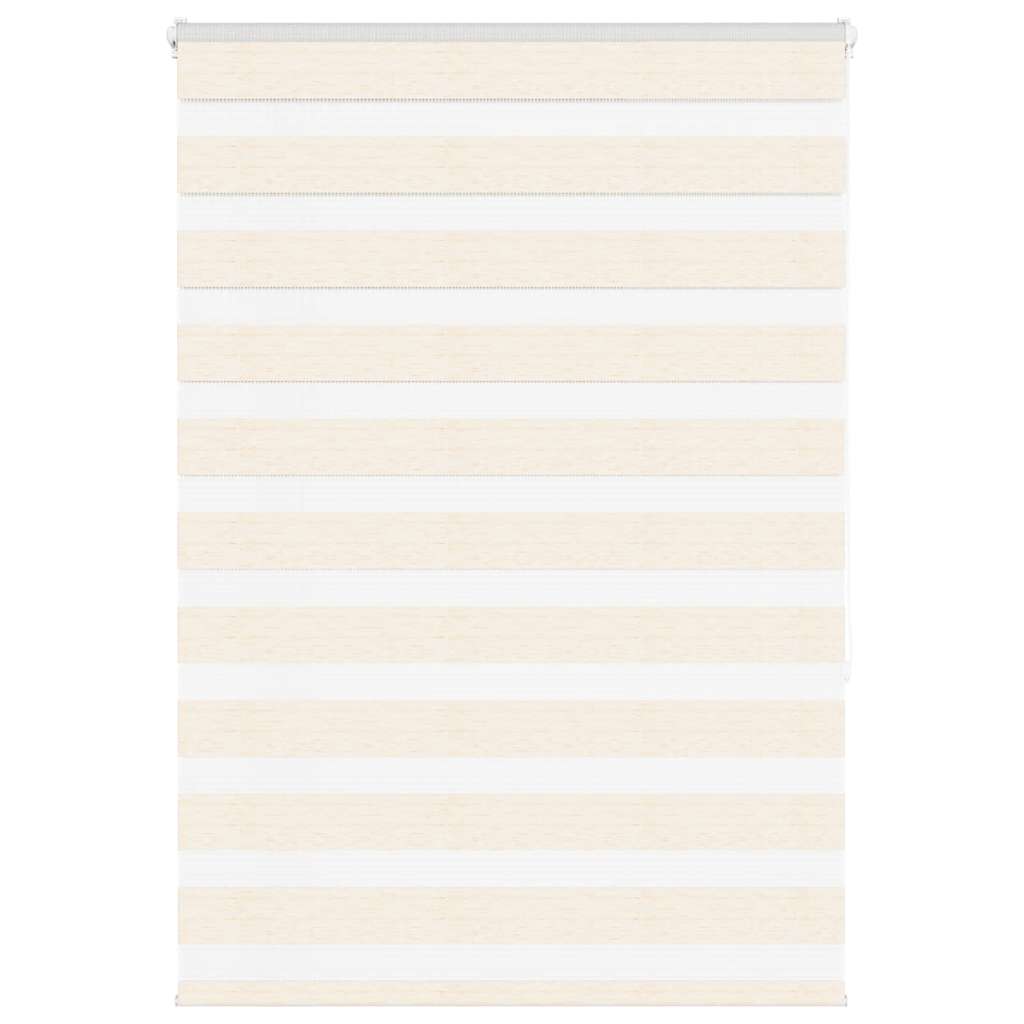 Vidaxl zebra rolgordijn 115x150 cm stofbreedte 110,9 cm marmerbeige