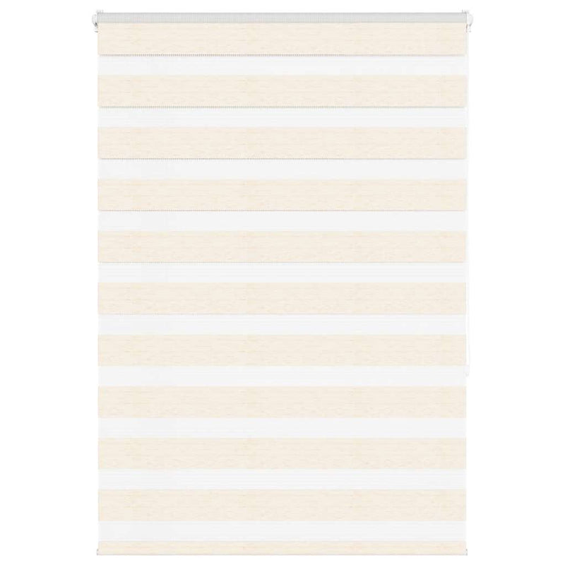 Vidaxl zebra rolgordijn 115x150 cm stofbreedte 110,9 cm marmerbeige