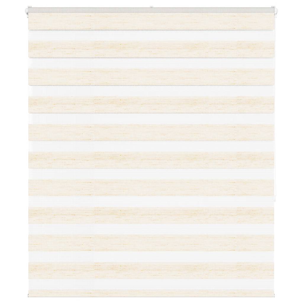 Vidaxl zebra rolgordijn 120x150 cm stofbreedte 115,9 cm marmerbeige