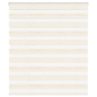 Vidaxl zebra rolgordijn 130x150 cm stofbreedte 125,9 cm marmerbeige
