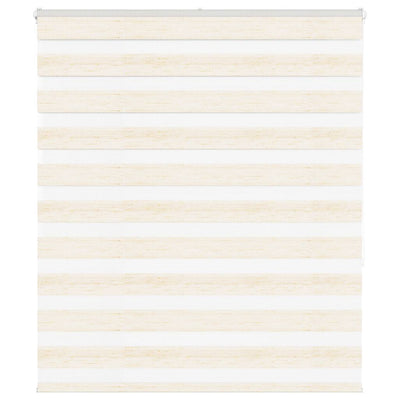 Vidaxl zebra rolgordijn 135x150 cm stofbreedte 130,9 cm marmerbeige