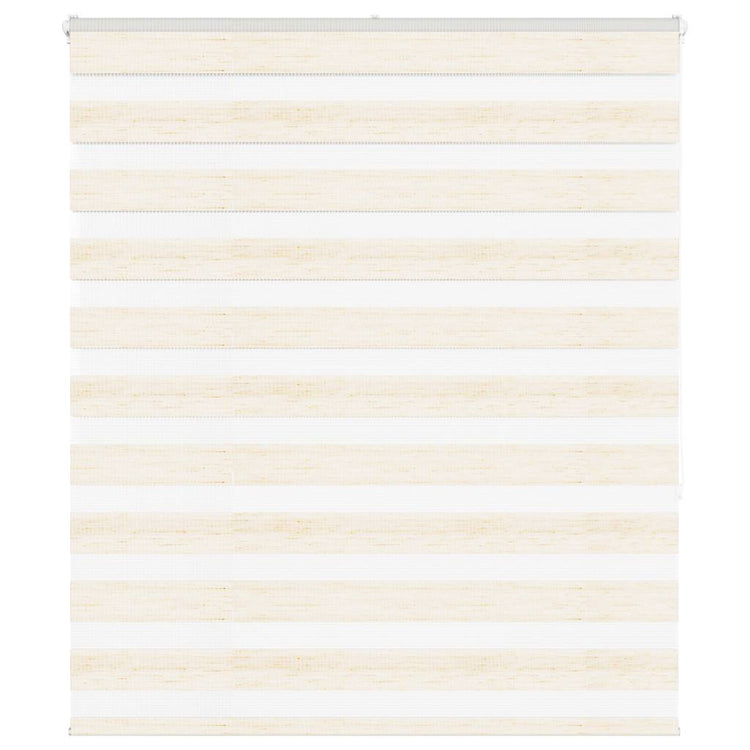 Vidaxl zebra rolgordijn 135x150 cm stofbreedte 130,9 cm marmerbeige