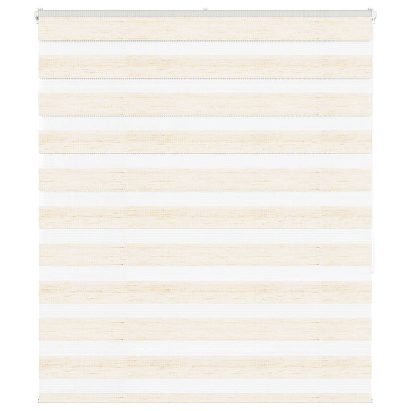 Vidaxl zebra rolgordijn 135x150 cm stofbreedte 130,9 cm marmerbeige