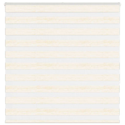 Vidaxl zebra rolgordijn 140x150 cm stofbreedte 135,9cm marmerbeige