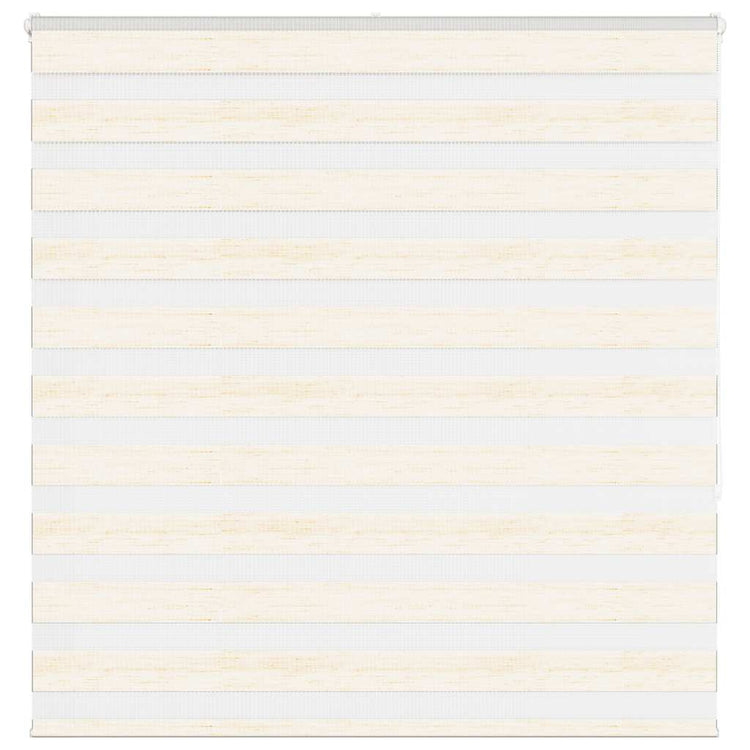 Vidaxl zebra rolgordijn 140x150 cm stofbreedte 135,9cm marmerbeige