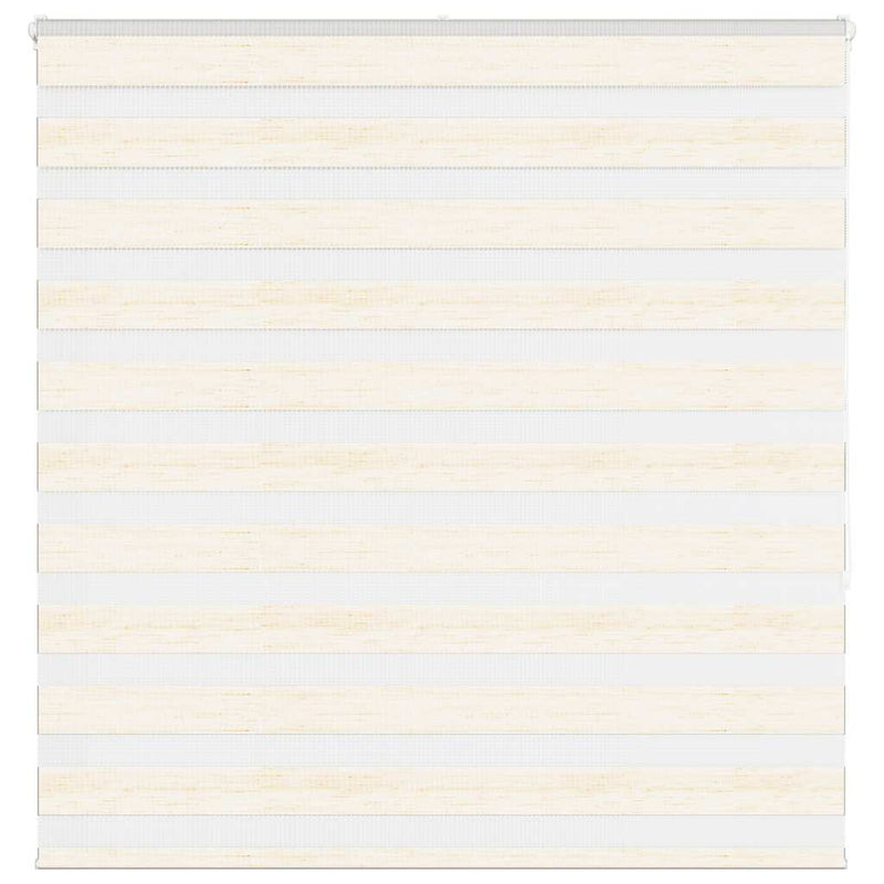 Vidaxl zebra rolgordijn 140x150 cm stofbreedte 135,9cm marmerbeige