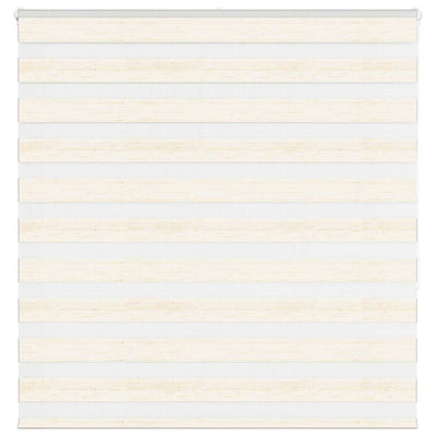 Vidaxl zebra blind 145x150cm stofbreedte 140,9cm polyester marmerbeige