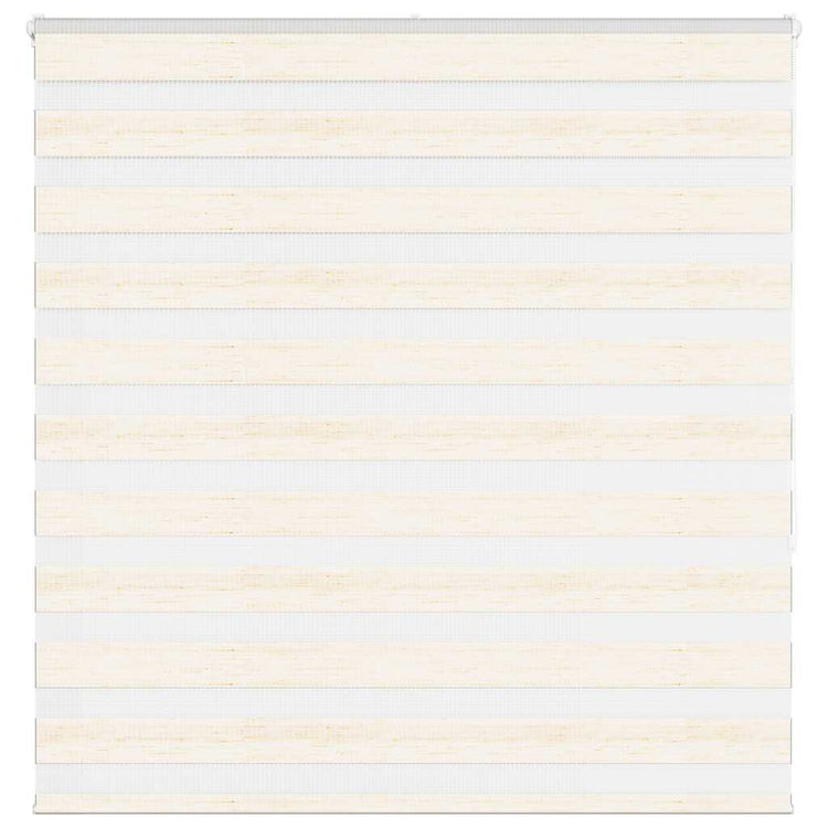 Vidaxl zebra blind 145x150cm stofbreedte 140,9cm polyester marmerbeige