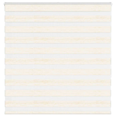 Vidaxl zebra blind 145x150cm stofbreedte 140,9cm polyester marmerbeige