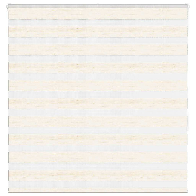 Vidaxl zebra blind 145x150cm stofbreedte 140,9cm polyester marmerbeige