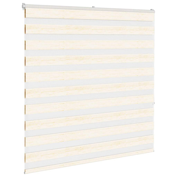 Vidaxl zebra blind 145x150cm stofbreedte 140,9cm polyester marmerbeige