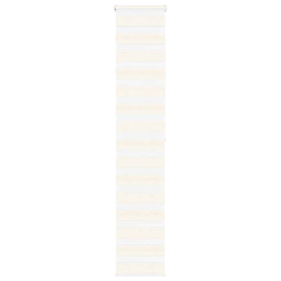 Vidaxl zebra rolgordijn 50x200 cm stofbreedte 45,9cm marmerbeige