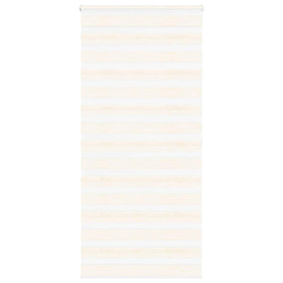Vidaxl zebra rolgordijn 95x200 cm stofbreedte 90,9 cm marmerbeige