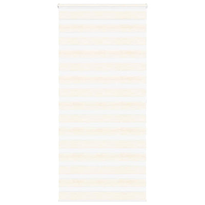 Vidaxl zebra rolgordijn 105x200 cm stofbreedte 100,9cm marmerbeige