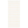 Vidaxl zebra rolgordijn 110x200 cm stofbreedte 105,9 cm marmerbeige