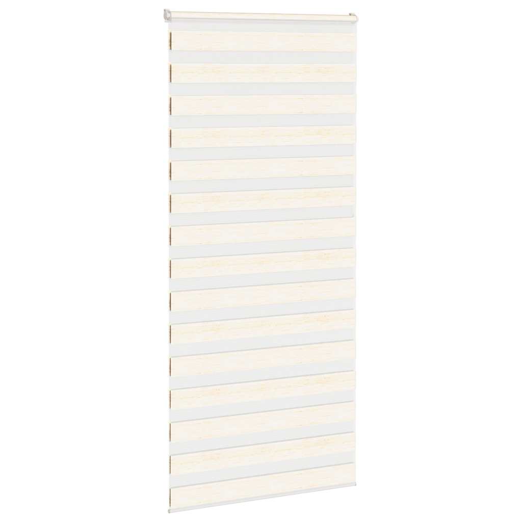 Vidaxl zebra rolgordijn 110x200 cm stofbreedte 105,9 cm marmerbeige