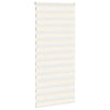 Vidaxl zebra rolgordijn 110x200 cm stofbreedte 105,9 cm marmerbeige