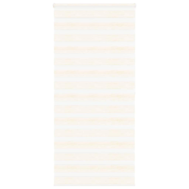 Vidaxl zebra rolgordijn 115x200 cm stofbreedte 110,9 cm marmerbeige