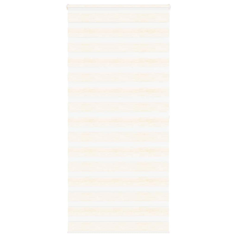 Vidaxl zebra rolgordijn 115x200 cm stofbreedte 110,9 cm marmerbeige