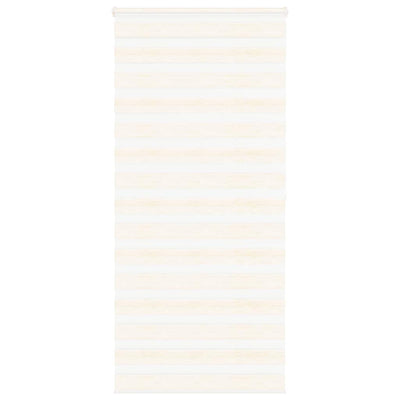Vidaxl zebra rolgordijn 115x200 cm stofbreedte 110,9 cm marmerbeige